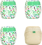 TotsBots proefpakket Wiggle - wasbare luiers - maat 2 - Bamboozle met overbroekje en 2 Easyfits