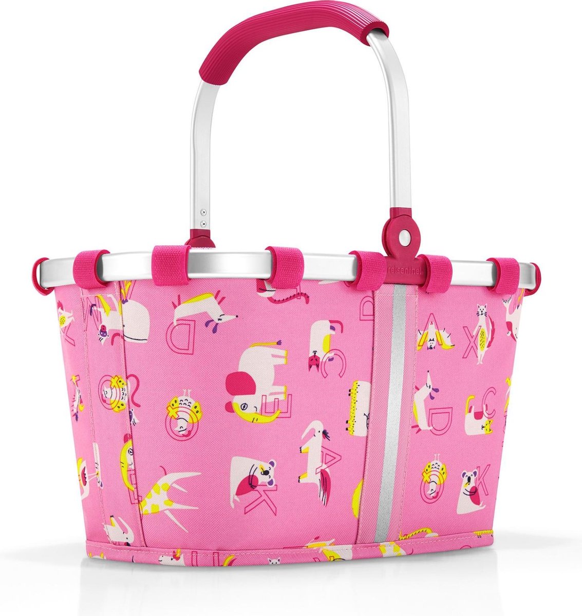 Reisenthel Carrybag XS Kids Boodschappenmand - Maat XS - 5L - ABC Friends Pink Roze