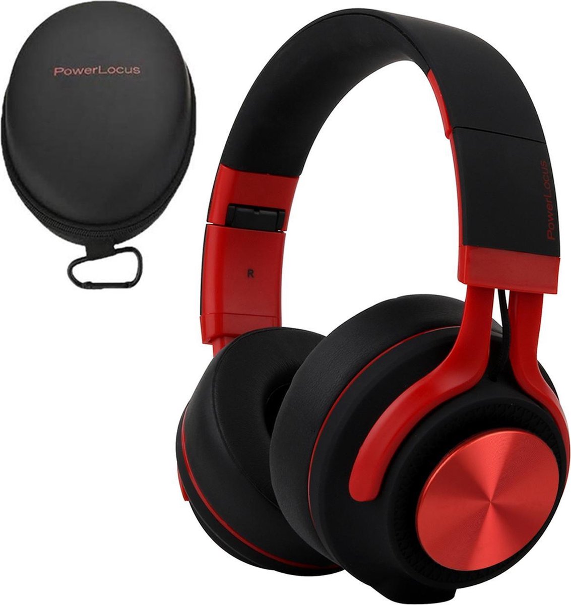 PowerLocus P3 draadloze Over-Ear Koptelefoon P3 Inklapbaar - Bluetooth - Met microfoon