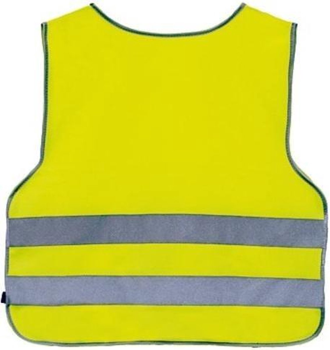 4-act Veiligheidsvest 2 Streep Junior Geel Maat Xl