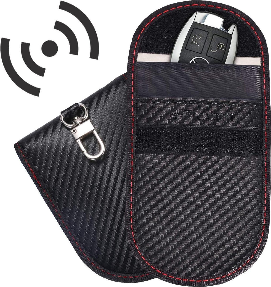 Autosleutel RFID Antidiefstal Opberghoes - Hoesje - Euit - Zwart
