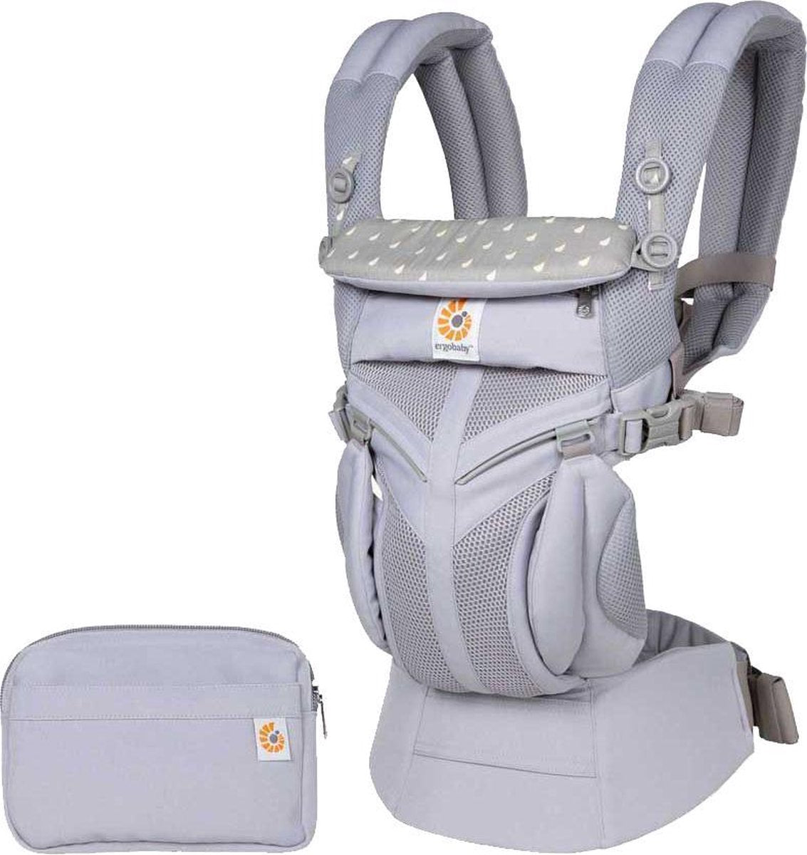 Ergobaby Babydraagzak Omni 360 Cool Air Mesh - Dewy Taupe