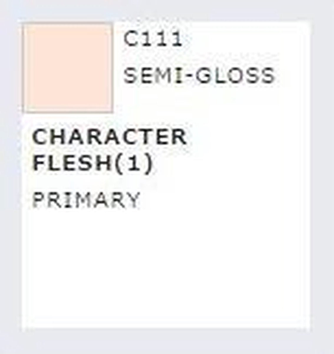 Mrhobby - Mr. Color 10 Ml Chracter Flesh 1 (Mrh-c-111)