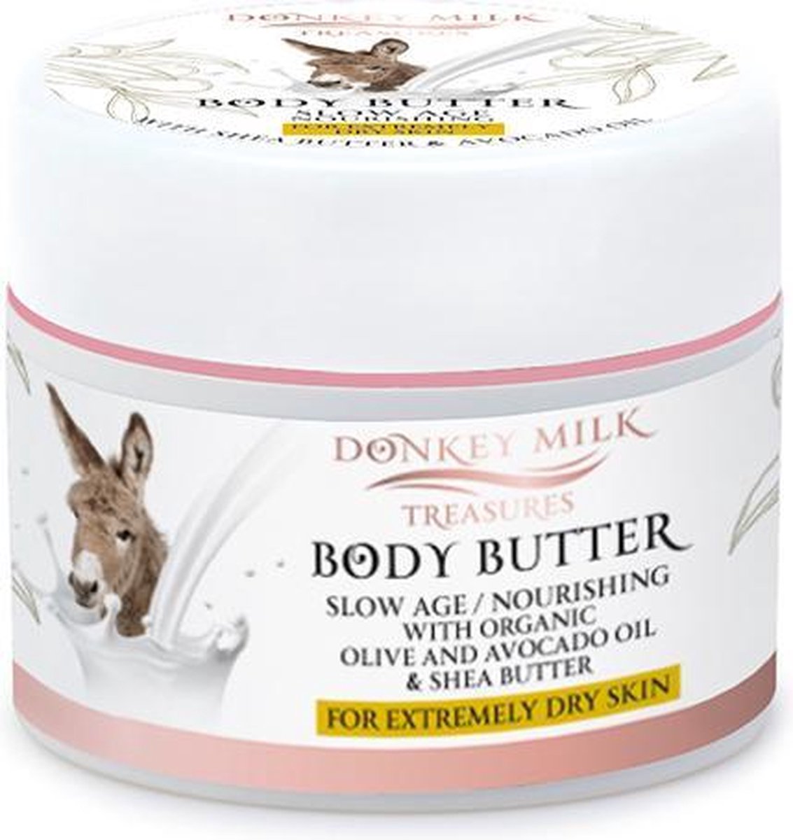 Pharmaid Donkey Milk Treasures Body Butter Slow Age | Shea Moisture | Olive & Avocado Oil 200ml