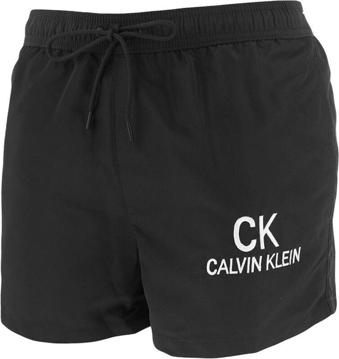 Calvin Klein logo zwembroek heren zwart - BEH