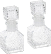 Set van 12x stuks shotglas/shotjes/shotglazen mini karaf - 55 ml  - borrelglaasje van glas