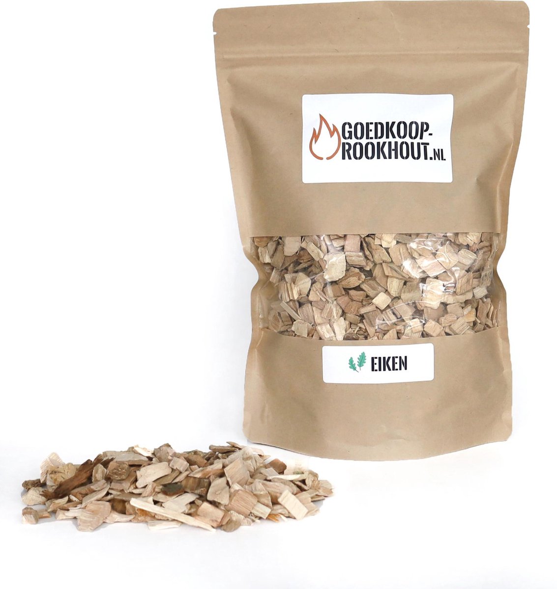 Eiken rooksnippers - 500 gram (2 liter)