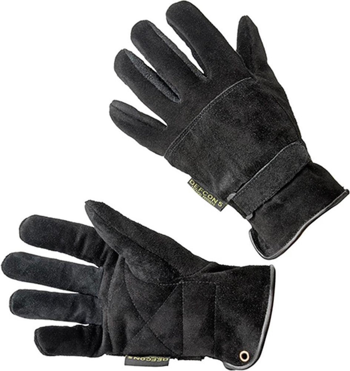 Defcon 5 Handschoenen Leer/kevlar Zwart Maat S