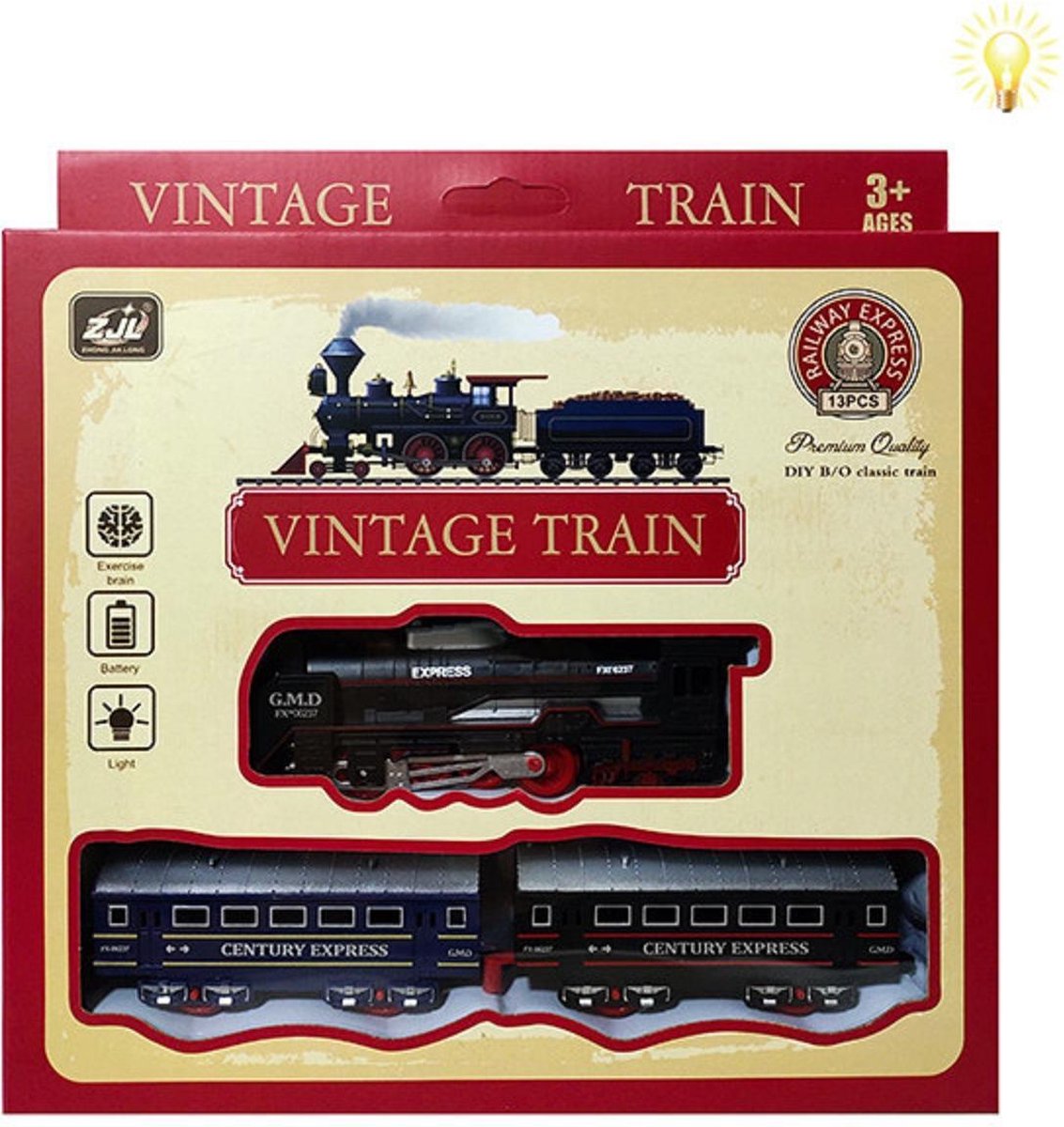 Vintage Train - Trein Set