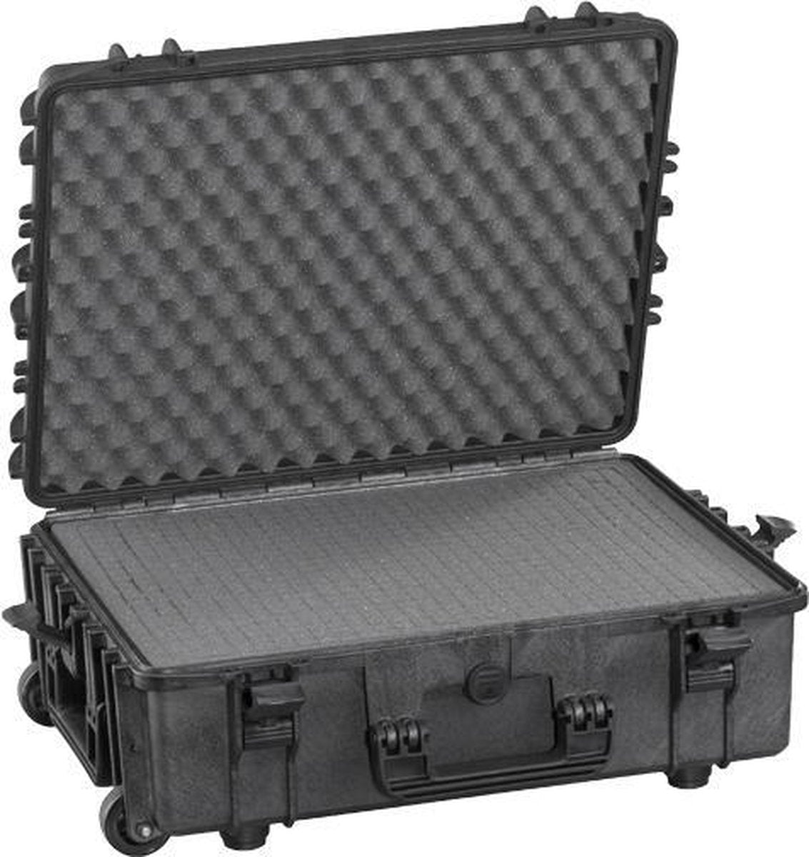 Gaffergear camera koffer 054 zwart trolley uitvoering  -  incl. plukschuim    -  47