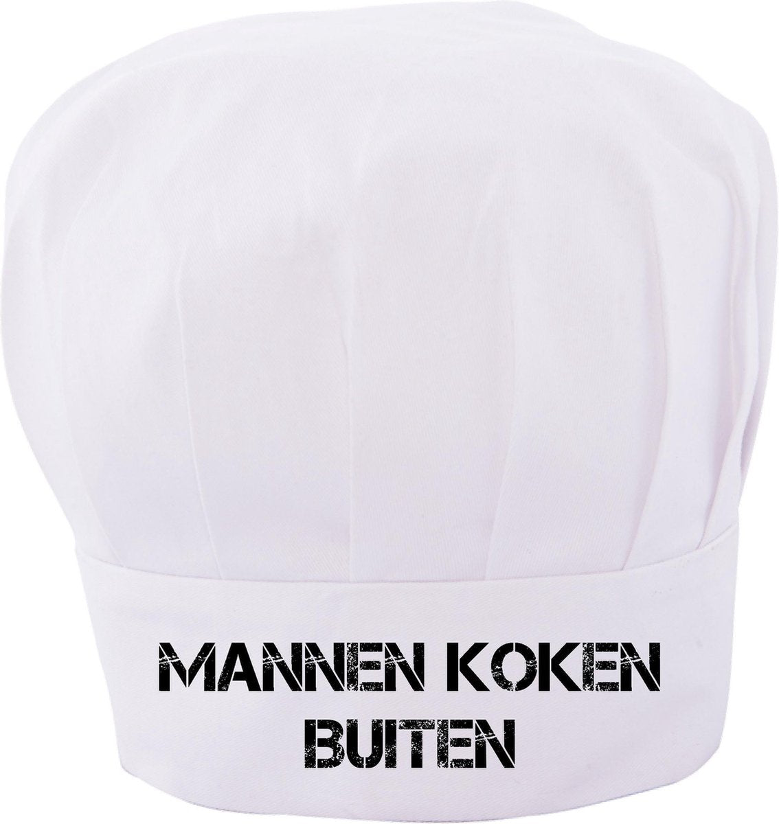 Benza Koksmuts voor volwassenen - MANNEN koken BUITEN