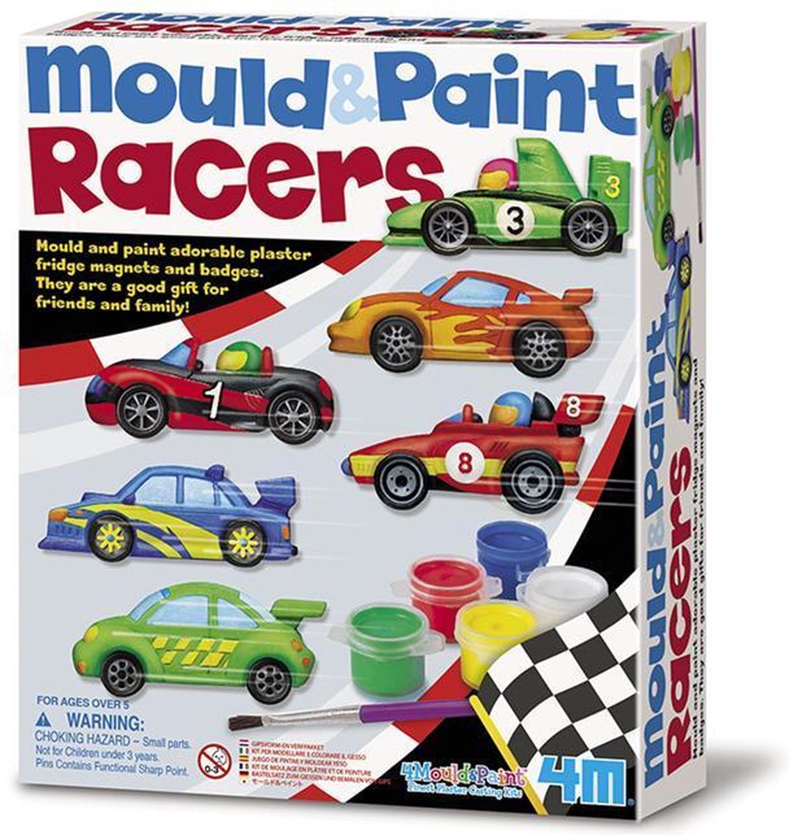 4M Crea Gips Gieten en Verven - Racers