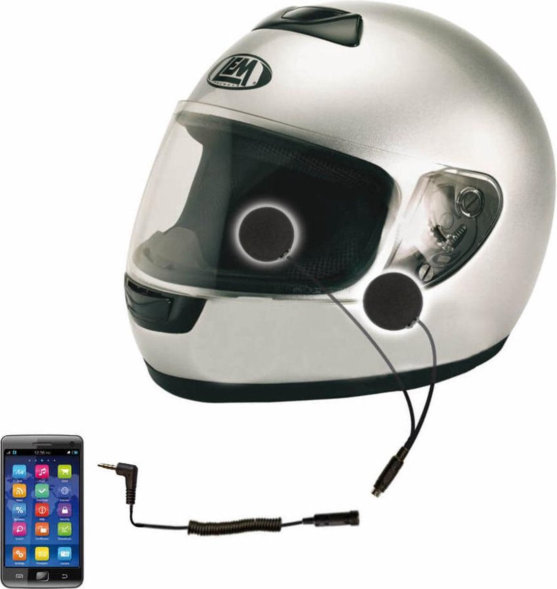 Albrecht SHS-300-Bass  motorhelm stereo luidsprekers