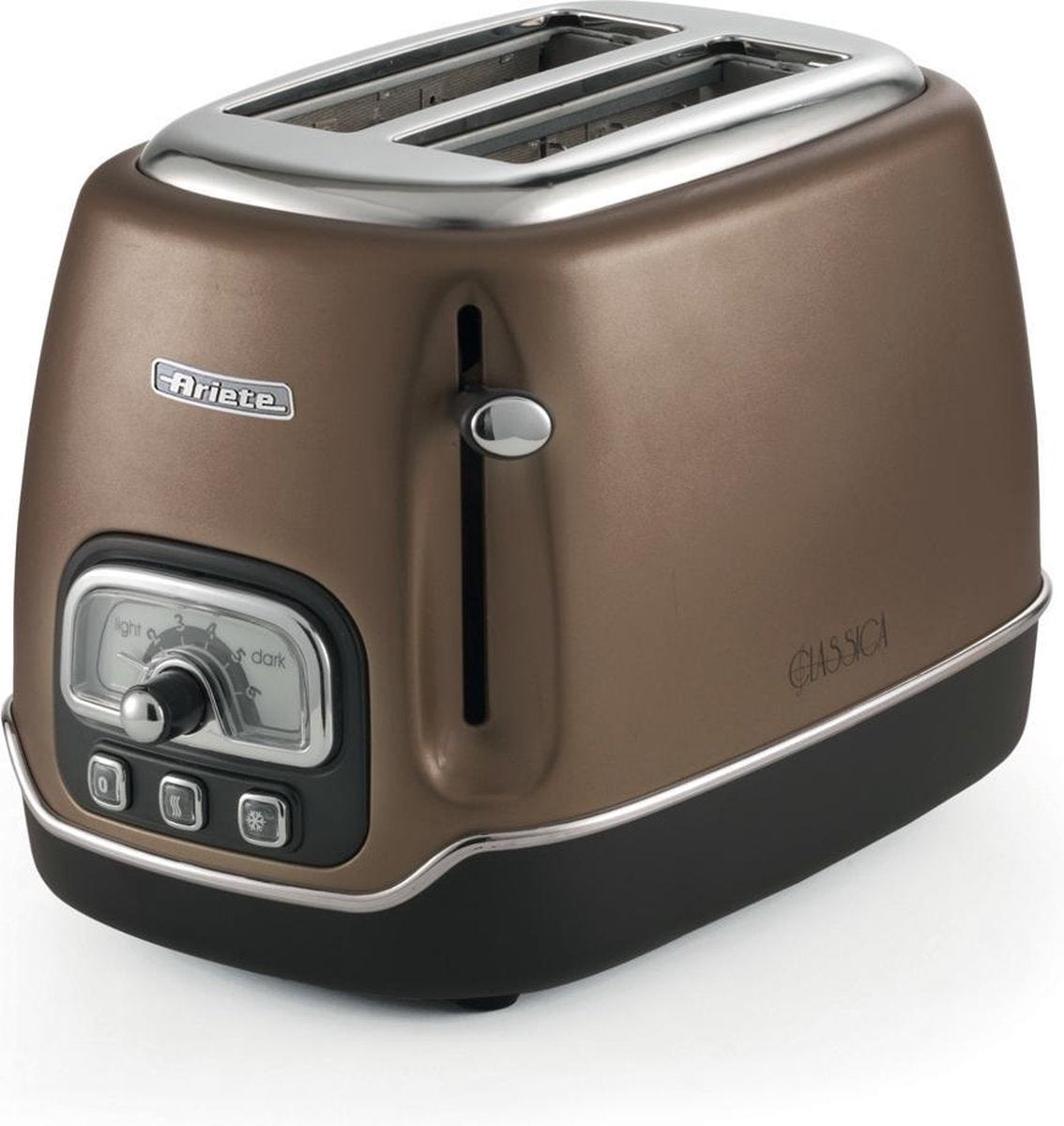 Ariete Classica Retro Broodrooster 2 Sneden Brons