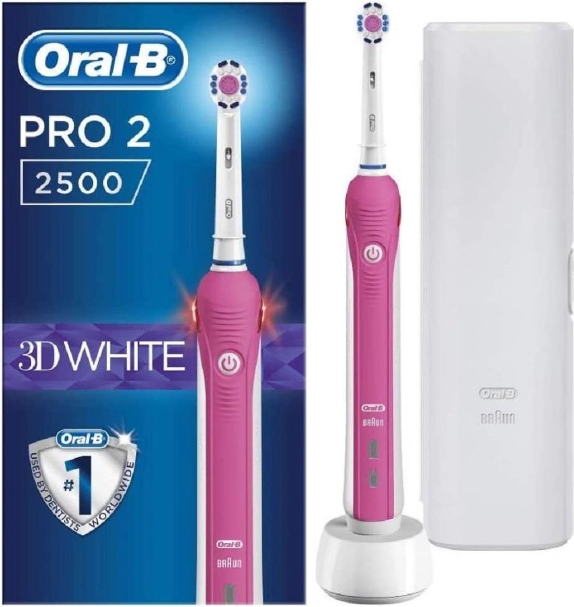 Oral-B PRO 2500 3D - Elektrische Tandenborstel - Roze