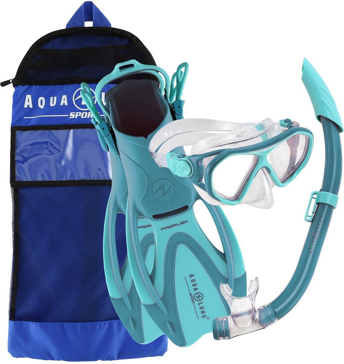 Aqua Lung Sport Urchin Set - Snorkelset - Kinderen - Groen/Turquoise - 25-31