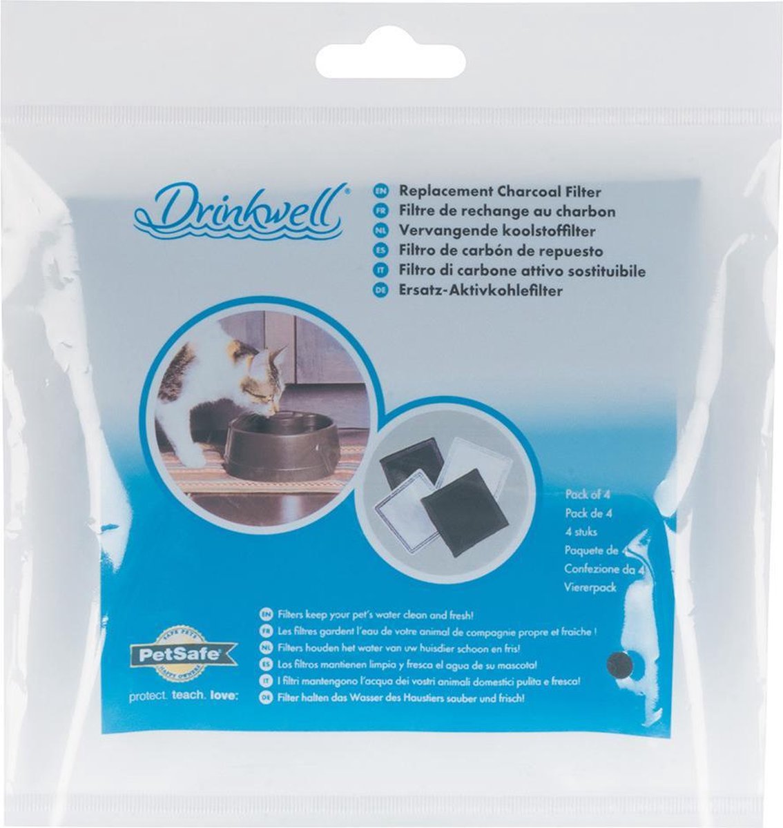 Drinkwell® Current Replacement Charcoal Filter (4-Pack)