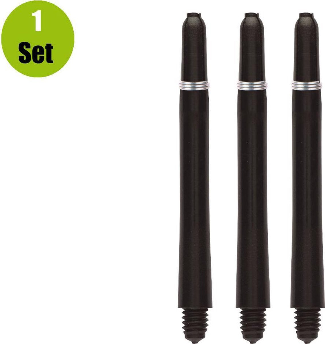 Winmau Dart Shafts Nylon - Zwart - X-Short - (1 Set)