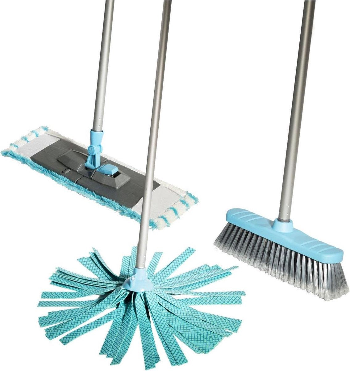 5-delige schoonmaakset blauw