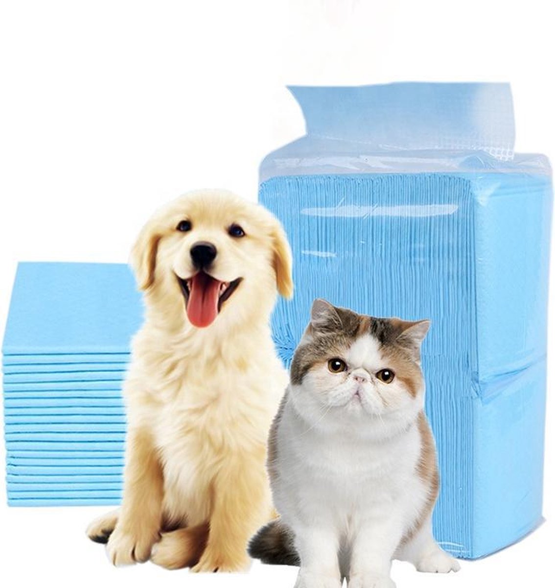 Puppy Training Pads - S - 100 stuks - 33 x 45 cm - Puppy Trainer - Goedkope Training Pads voor honden - Katten pipi doekjes