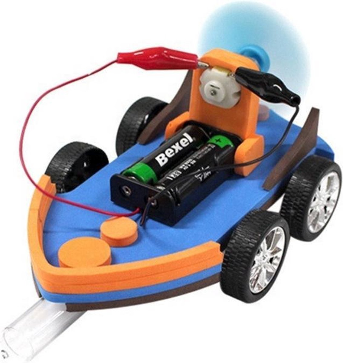 DIY aerodynamic speedboat car toys LEGO TECHNIC STYLE / DIY aerodynamisch speedboot autospeelgoed / Jouets de voiture de hors-bord aérodynamique bricolage