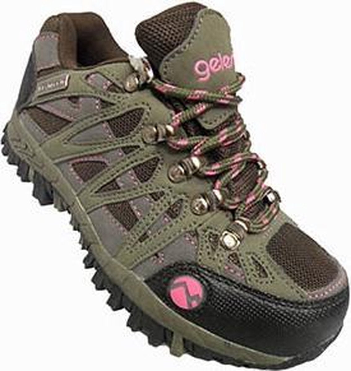Meisjes Wandelschoenen - Gelert Argyll - Grijs/Roze maat 32