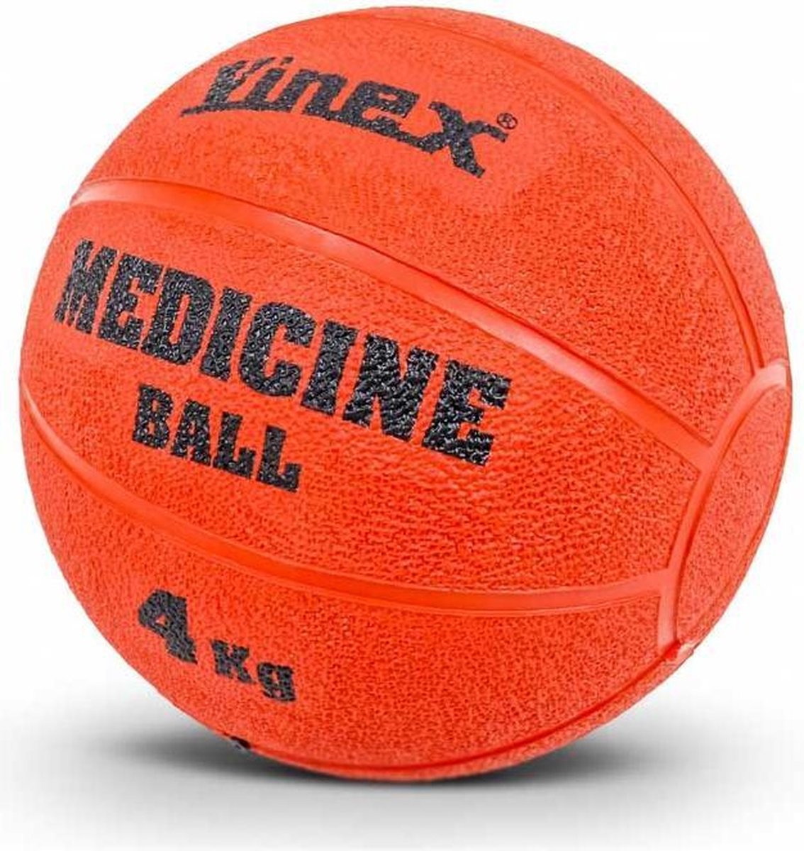 eSAM® Robuuste Medicijnbal - Medicine bal - Rubber - Rood - 4 kg