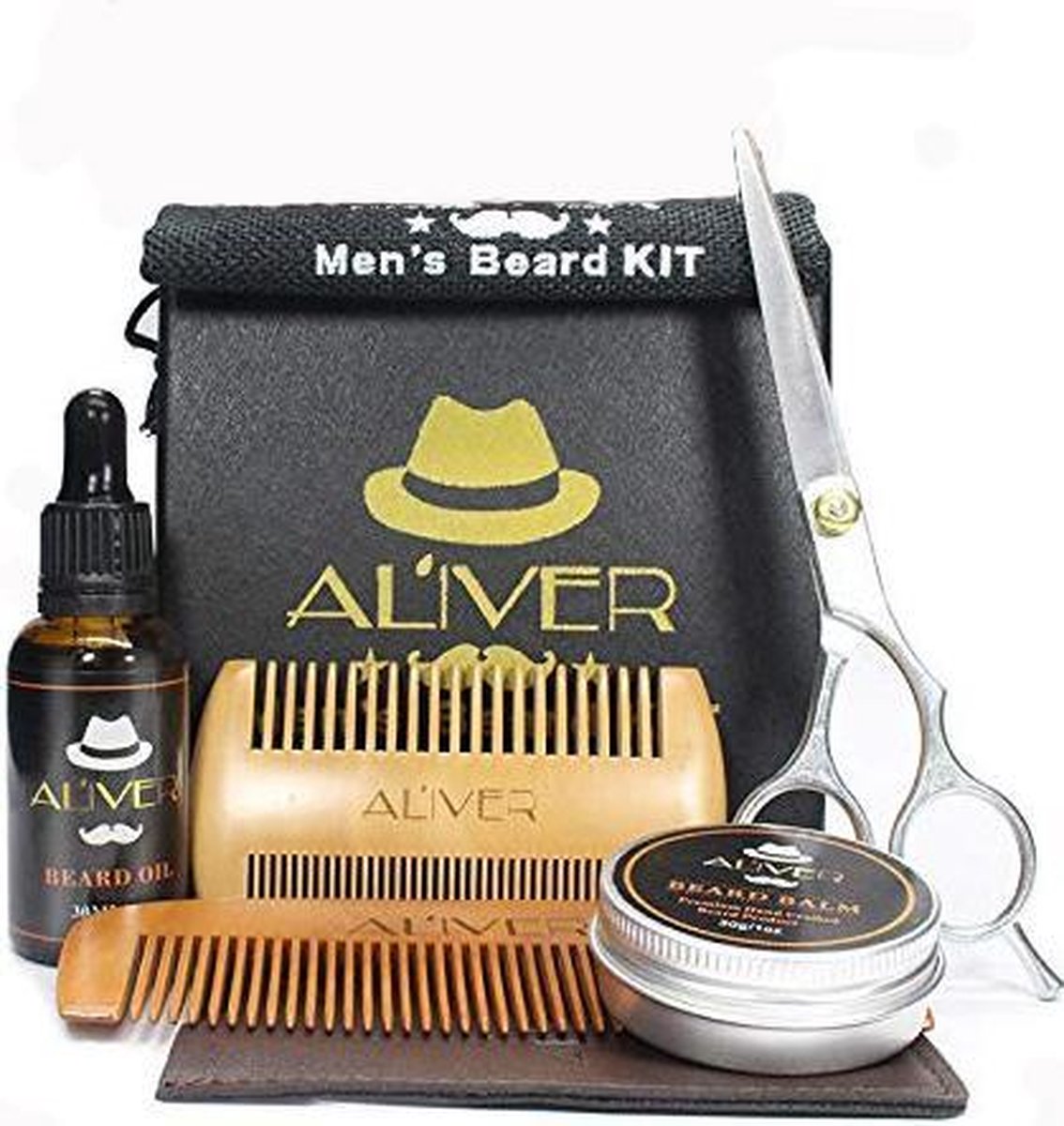 Baard Verzorging Set - Baardverzorging Set - Kado voor hem - Baardbalsem - Baardolie - Baardkam