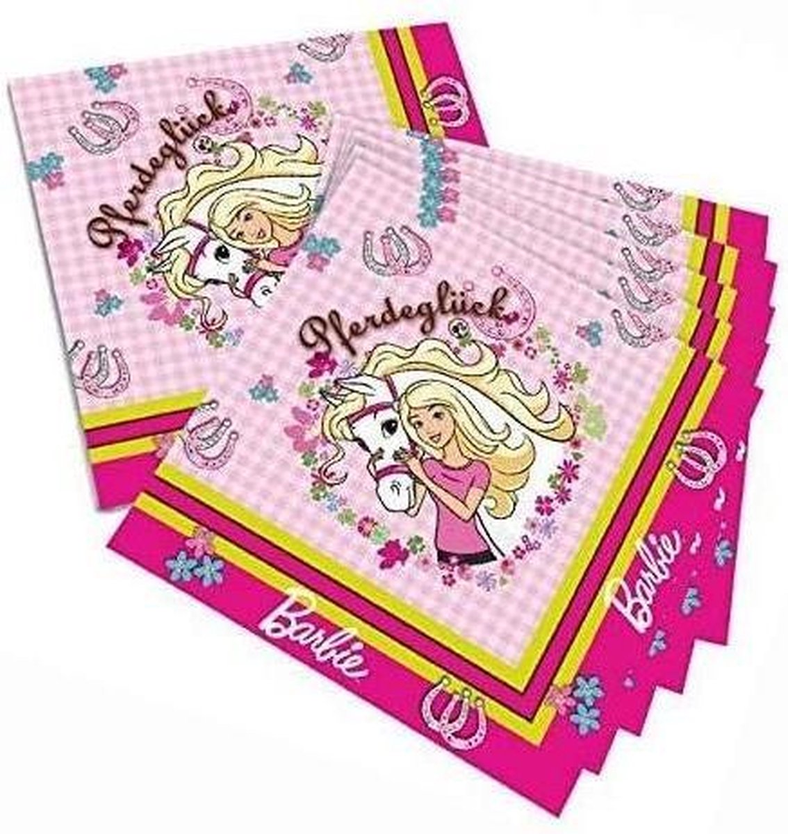 Tib Servetten Barbie 33 Cm Papier Roze 20 Stuks