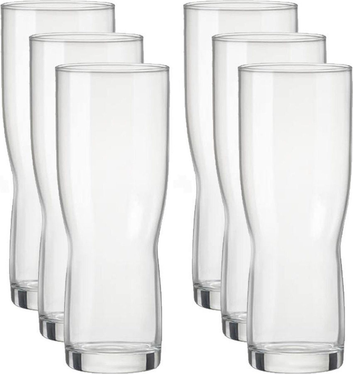 18x Speciaal bierglazen/pint glazen transparant 420 ml Pilsner