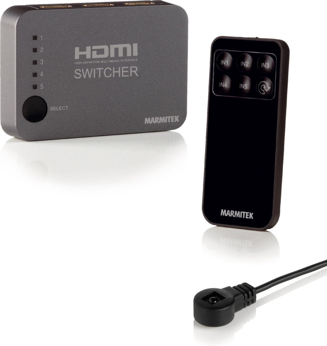 Marmitek Connect 350 UHD - HDMI Auto Switch | 5 in / 1 uit | 3D | UHD
