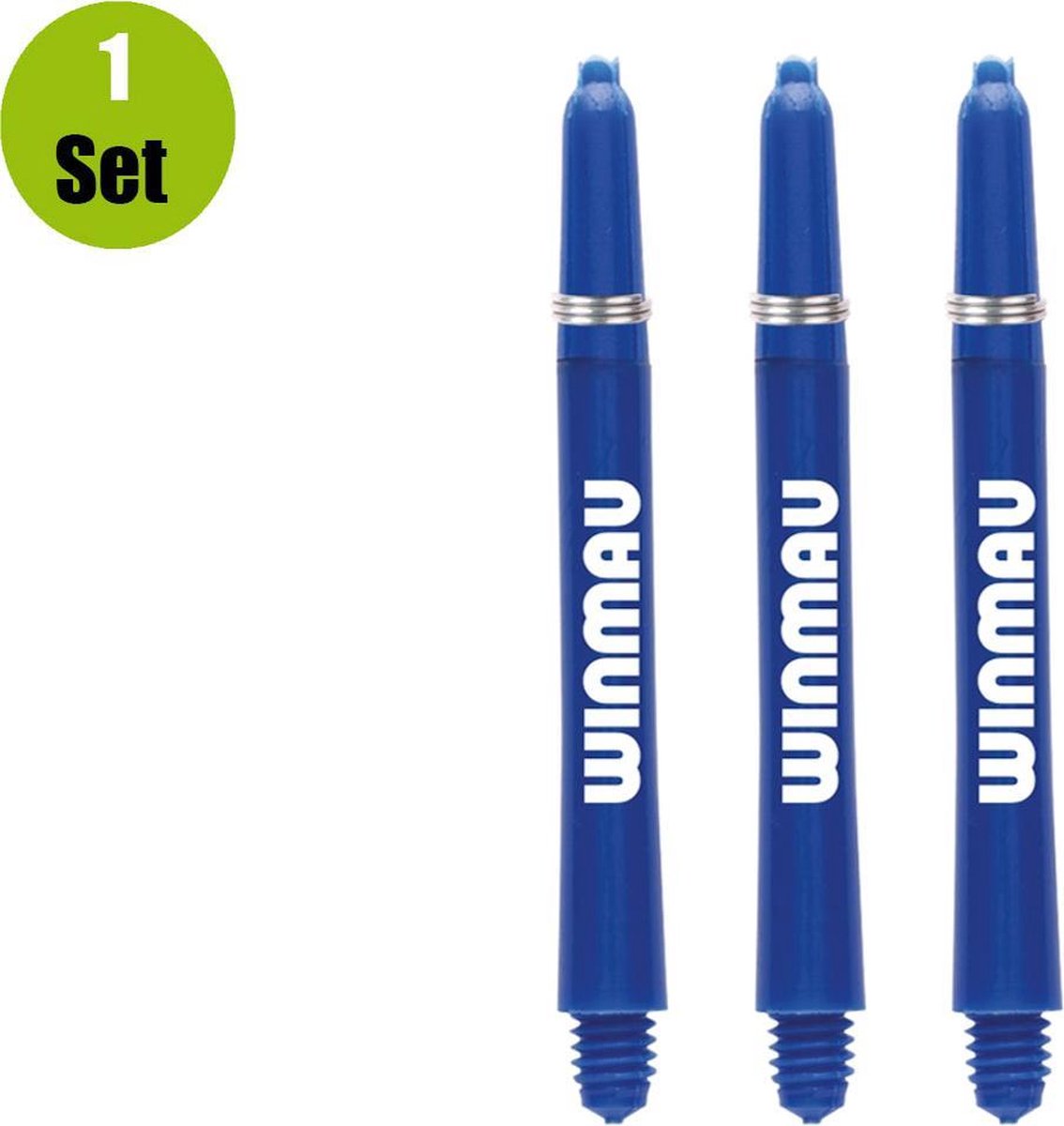 Winmau Dart Shafts Nylon Signature - Blauw - Short - (1 Set)