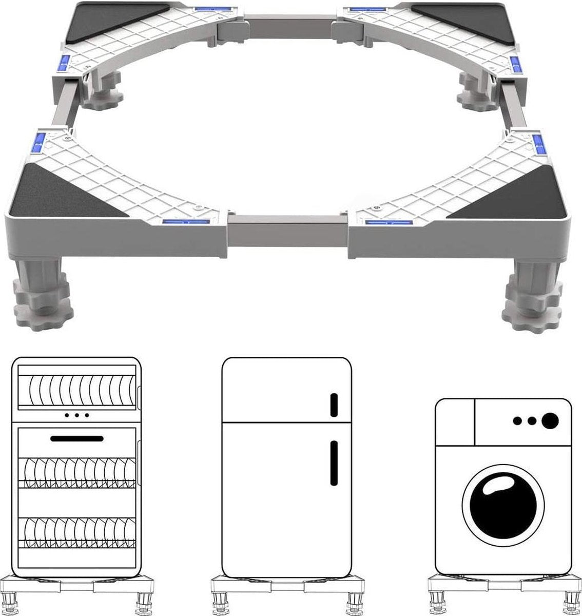EverestPeak® Wasmachine verhoger - Multitool - Ook geschikt voor Vaatwasser