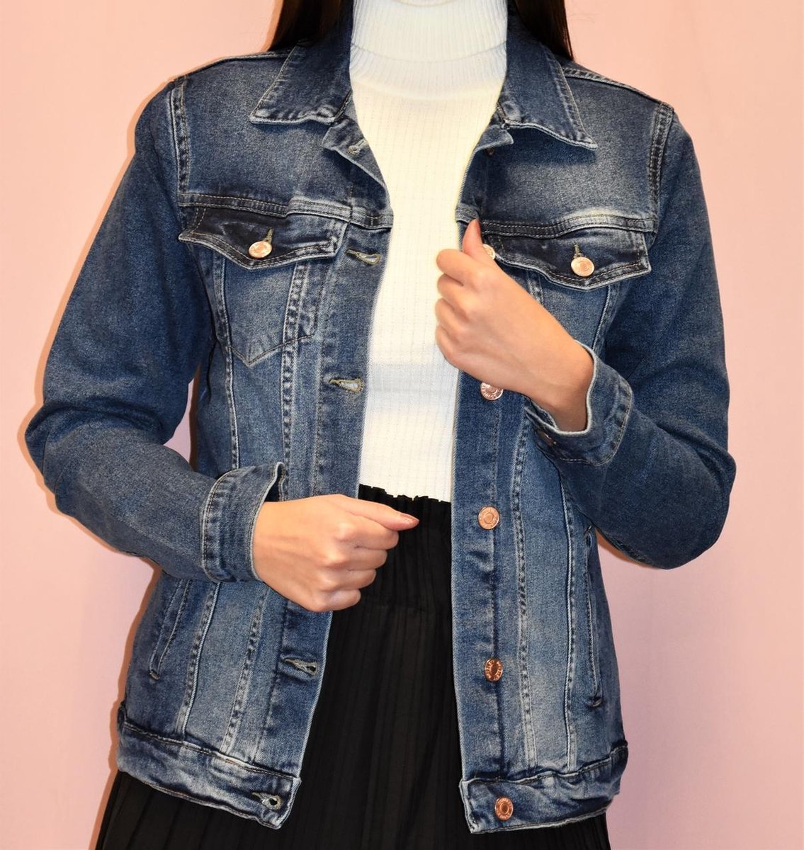 Jeans jas - Blauw