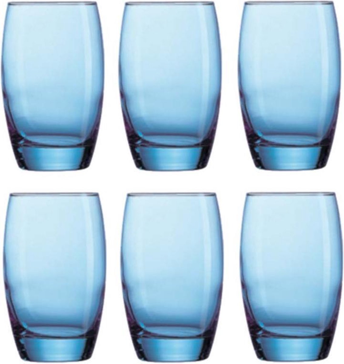 Arcoroc Waterglas Salto Blauw 35 cl - 6 Stuks