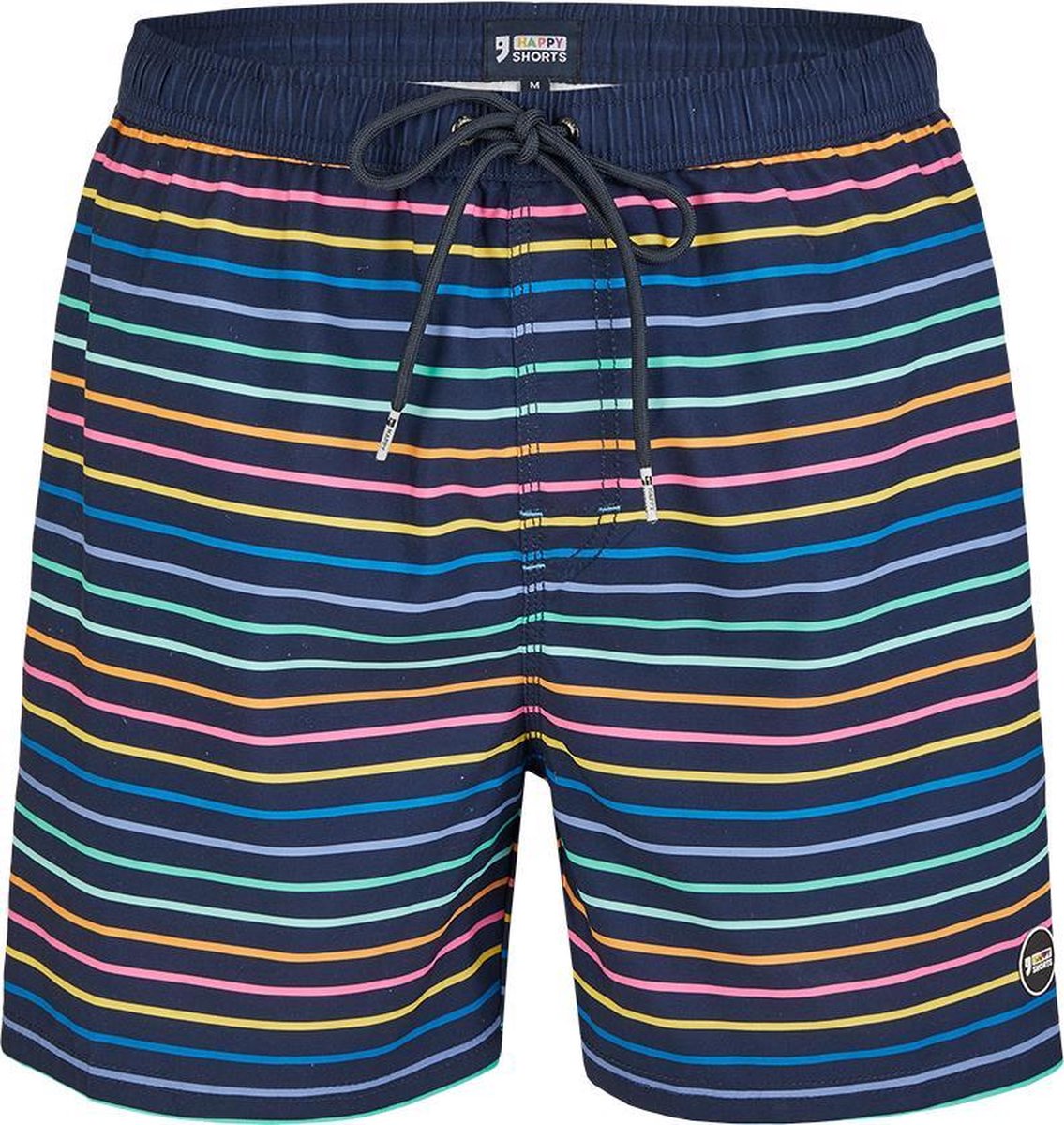 Happy Shorts Zwemshort Regenboog Gestreept -  XL
