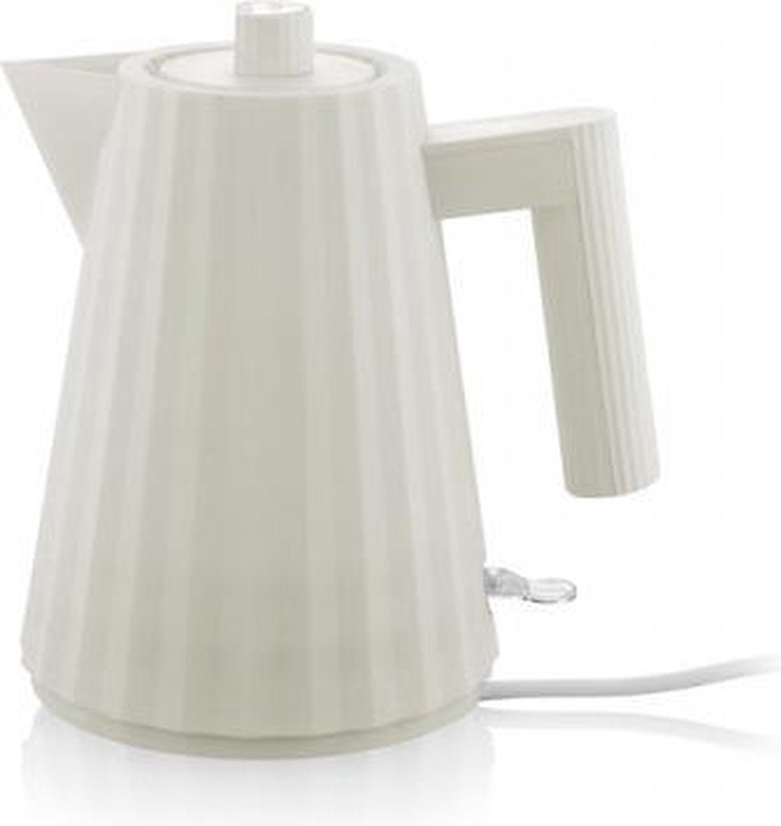 ALESSI Plissé Waterkoker 1 l wit