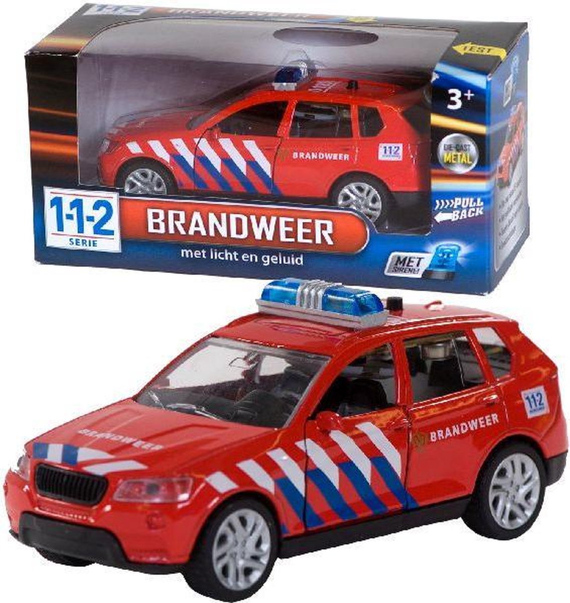 112 Brandw.Auto+licht/gel.1:43