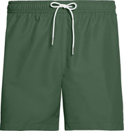 Calvin Klein Medium Drawstring  Sportzwembroek - Maat XXL  - Mannen - donker groen/zwart/wit