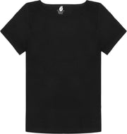 Claesen's t-shirt boothals loos fit dames zwart maat M