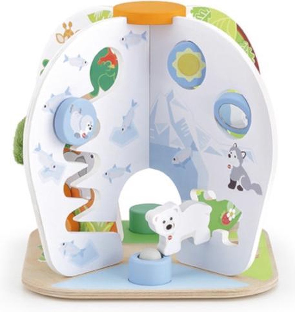 Sevi Activity world 38 cm junior hout/pluche