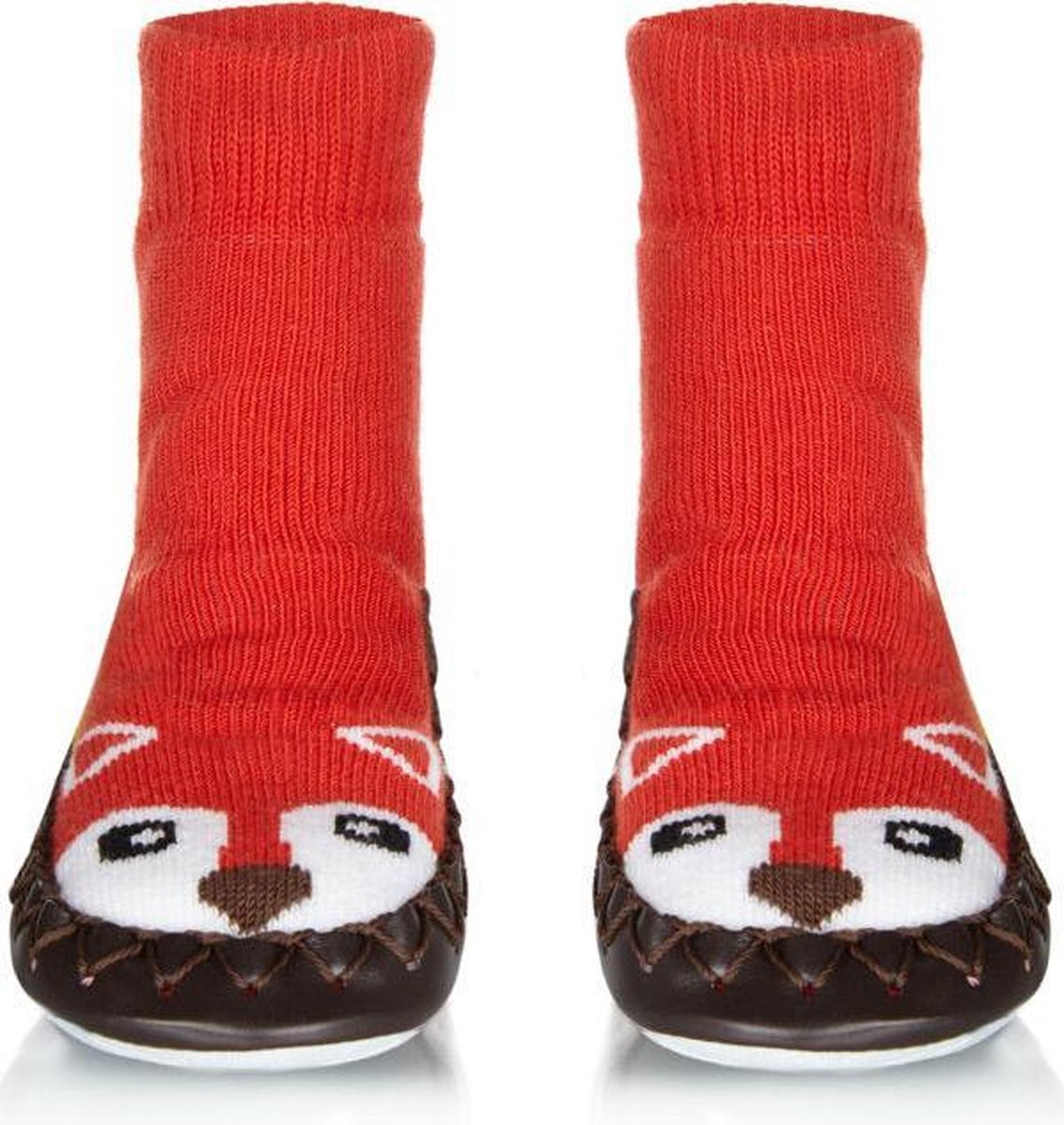 Moccis-gebreide-slofsokken-Mr-Fox-maat 24/25