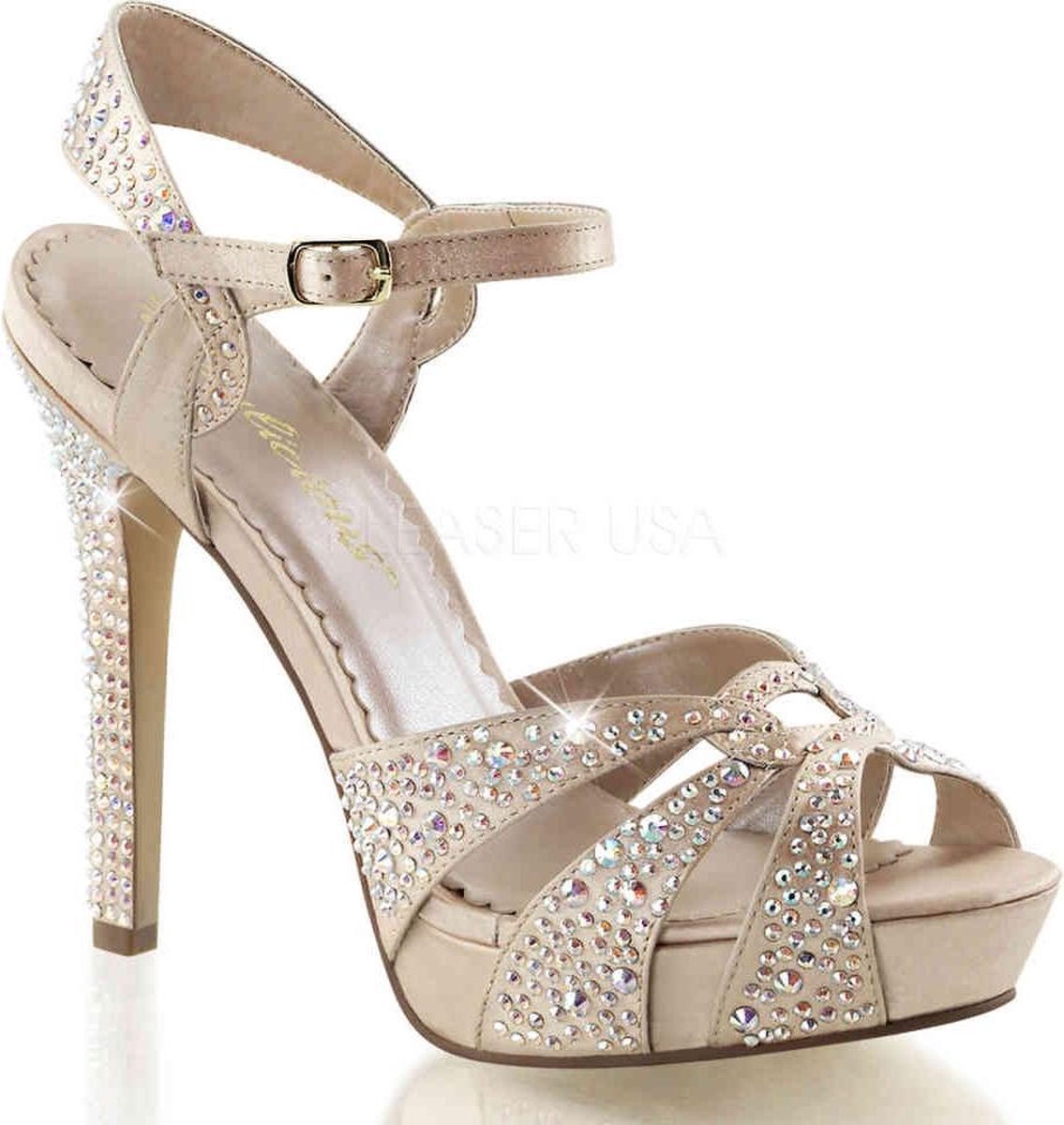 Fabulicious Hoge hakken -35 Shoes- LUMINA-23 US 5 Beige