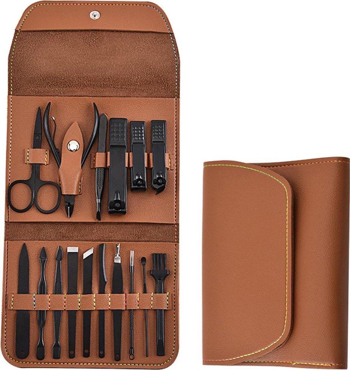 BOTC Nagelaccessoires - 16 Delige Manicureset - Pedicure Set