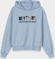 Tiffosi hoody meisjes blauw met pailletten maat 140