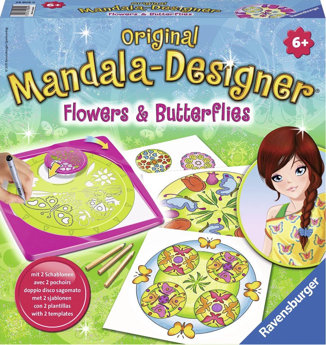 Flowers & Butterflies - Knutselset Tekenen