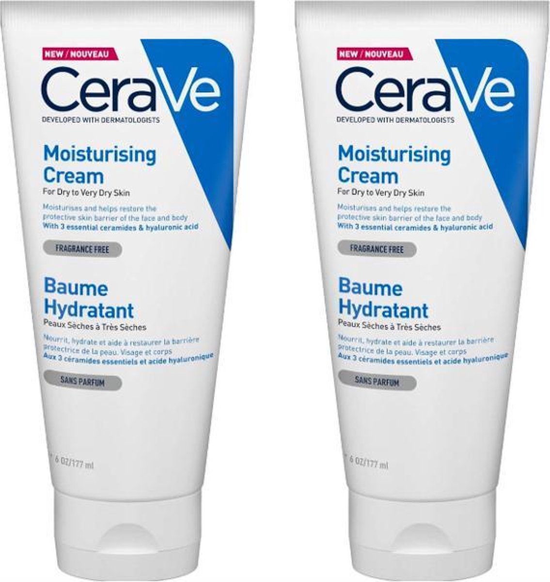 CeraVe Hydrating Balm 2 x 177ml  hyaluronzuur - Droge huid -  huid te herstelen - hydrateert - Moisturizing