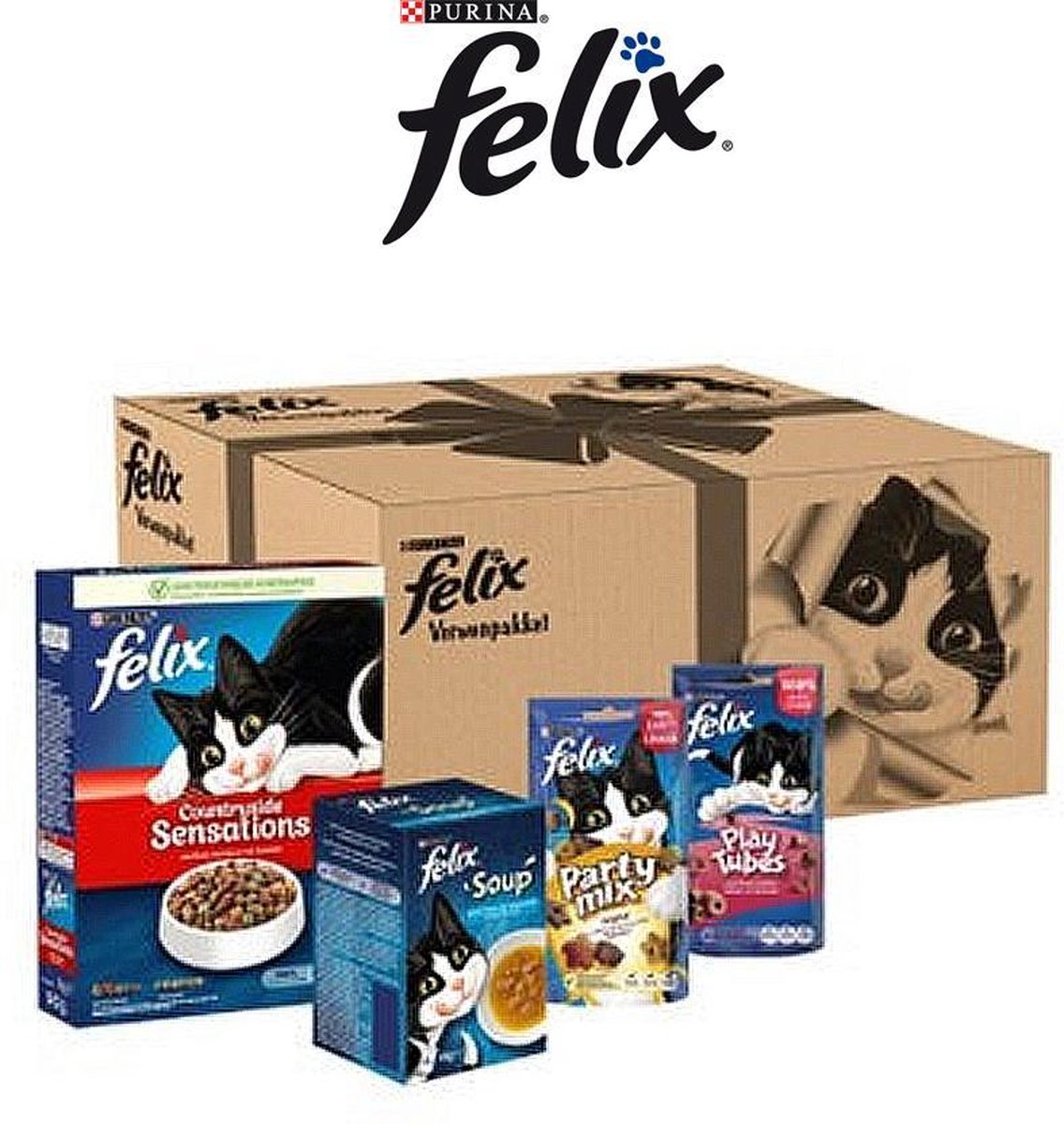 Felix Verwenpakket Voor De Kat - 4 Delig
