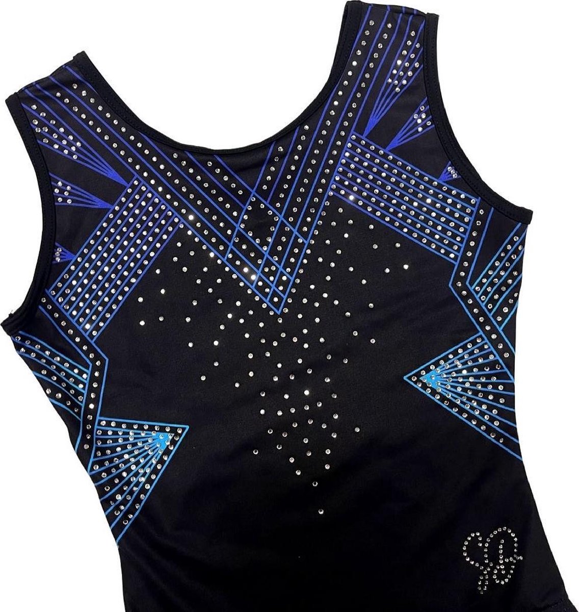 Sparkle&Dream Turnpakje Lieke Turquoise/Blauw - AME | maat XS voor turnen en gymnastiek