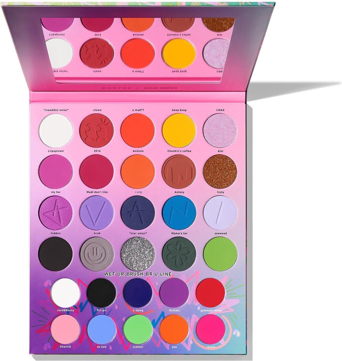 Morphe X Avani Gregg For The Bebs Palette - Oogschaduw